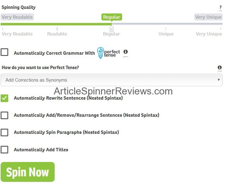 New WordAi Review: Compare Spun Articles Examples