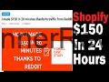SHOPIFY Strategy 🤑 How to Make 0 in 24 Hours With FREE Reddit Traffic!