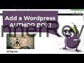 How to Add & Customize Author Bio Box in WordPress Posts Tutorial - FREE  Plugin Simple Author Box